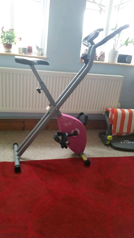 opti folding exercise bike